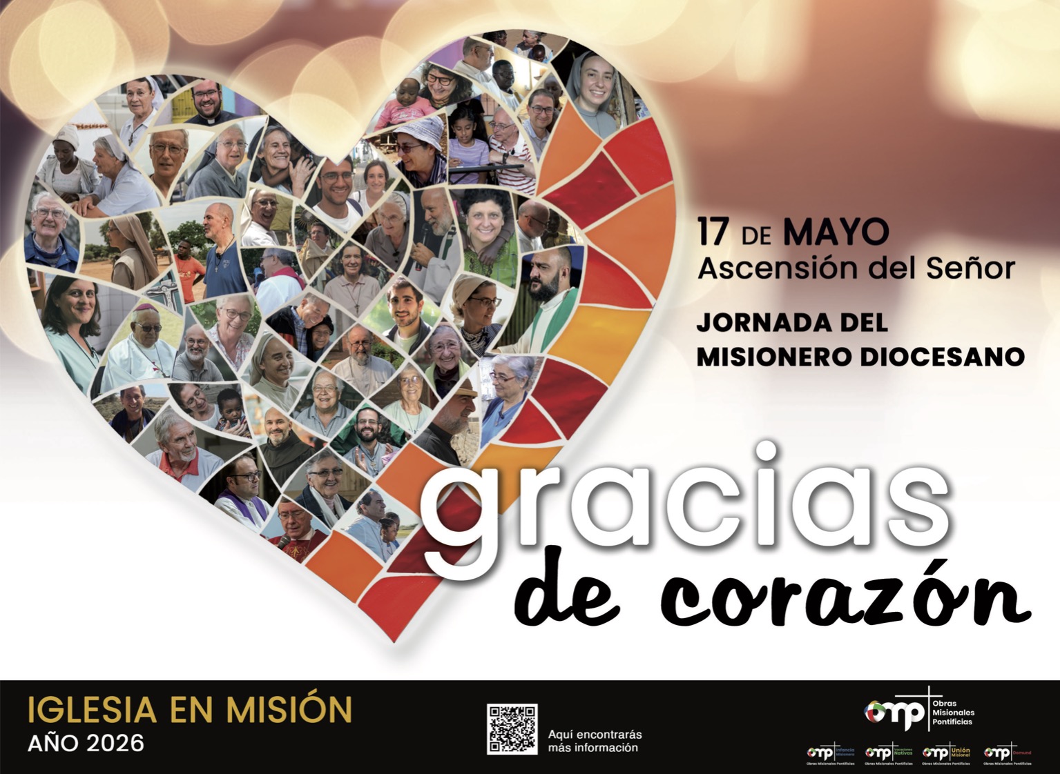 Cartel de la jornada del misionero diocesano de Madrid