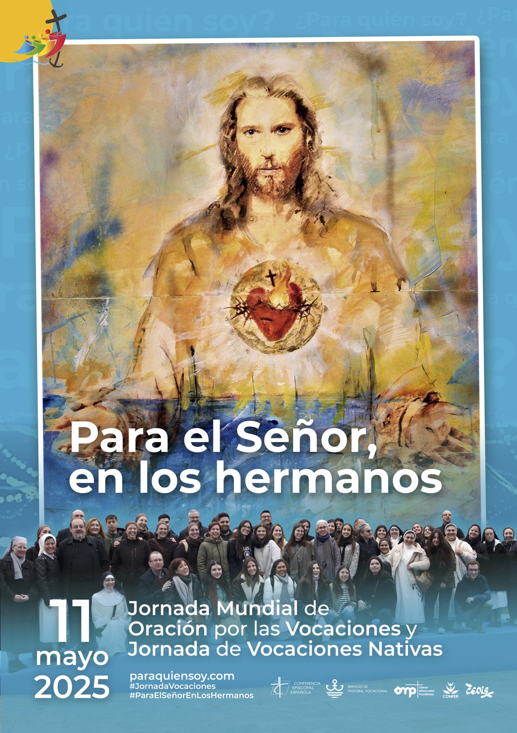 Cartel de la jornada de Vocaciones Nativas de las OMP de España para 2024