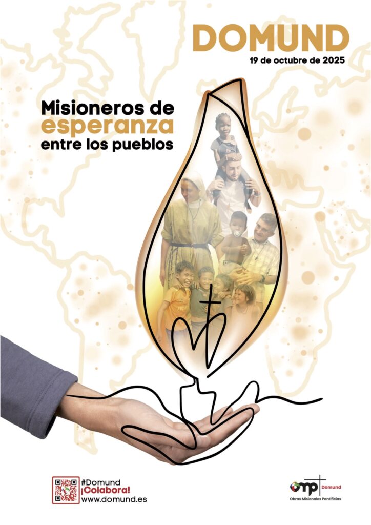 Cartel de la jornada del DOMUND de las OMP de España